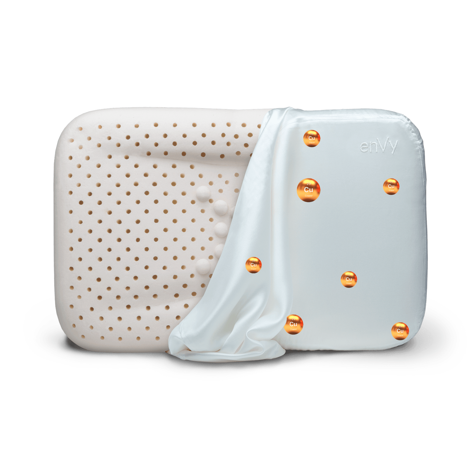 100% Mulberry SILK Pillowcase for enVy® Pillows (with optional infusions) - enVy Pillow