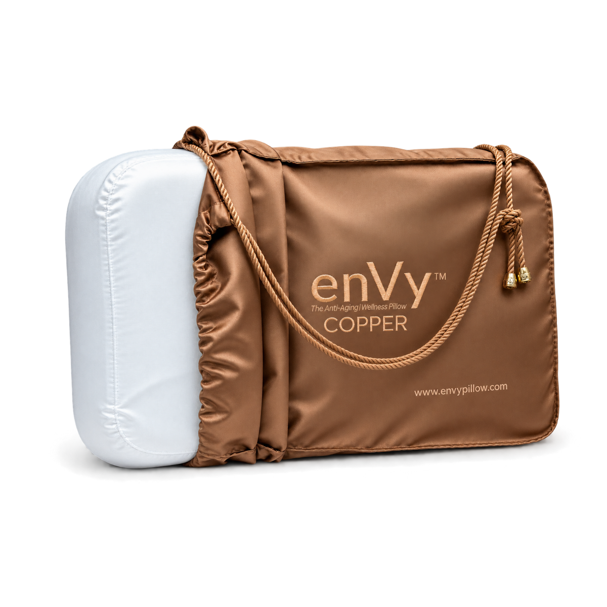 Anti-Wrinkle & Neck Support Pillow | enVy® COPPER