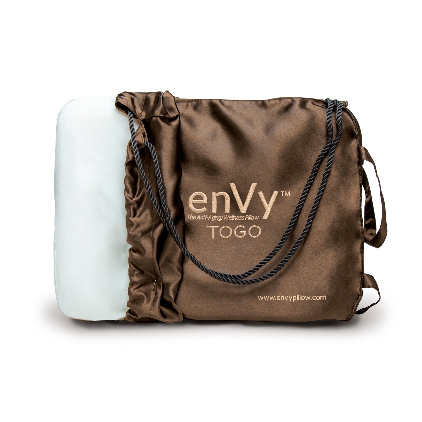 enVy® TO GO Travel Pillow (With COPPER infused Botanical TENCEL™ Pillowcase )