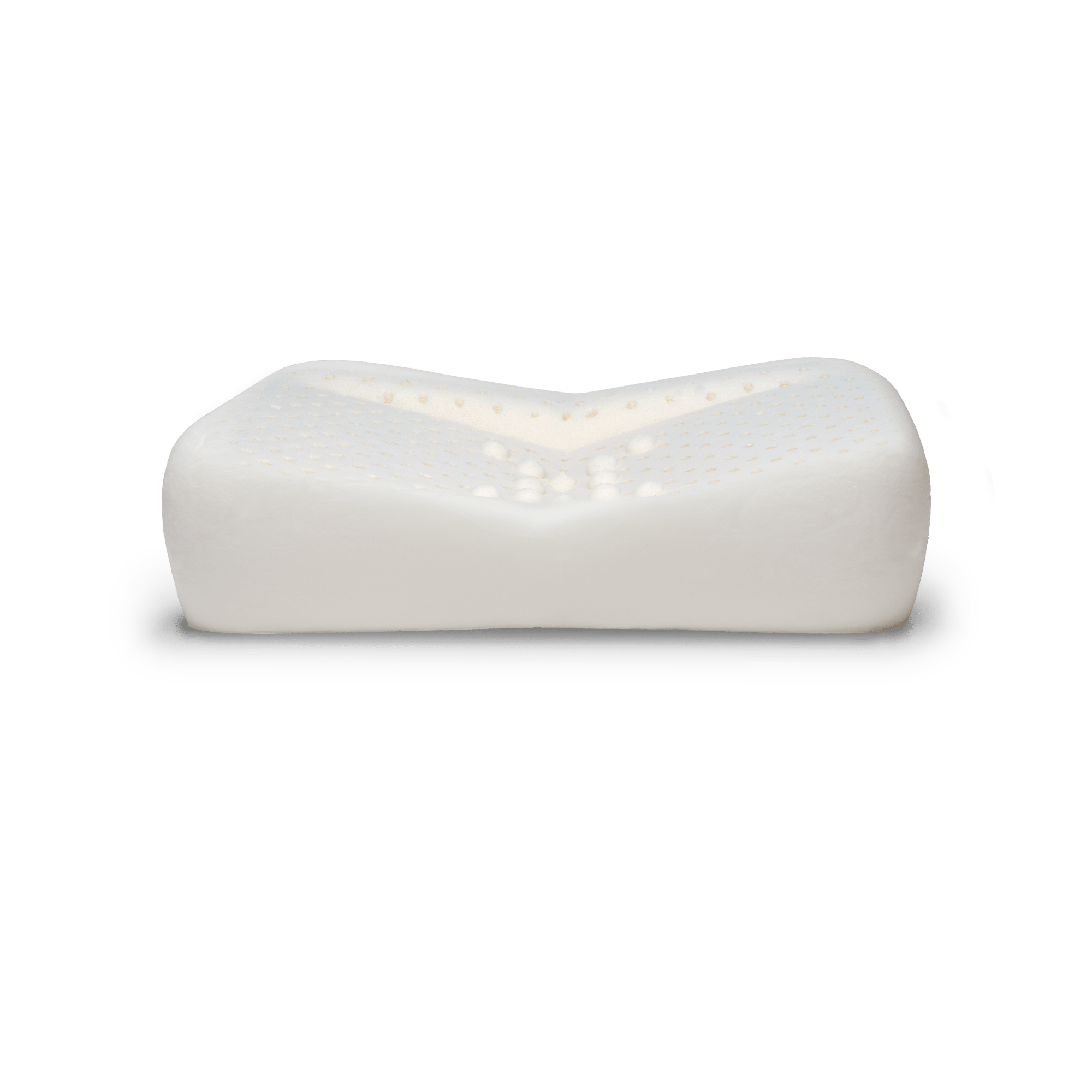 enVy TO GO Travel Pillow Natural Latex core without cover side view
