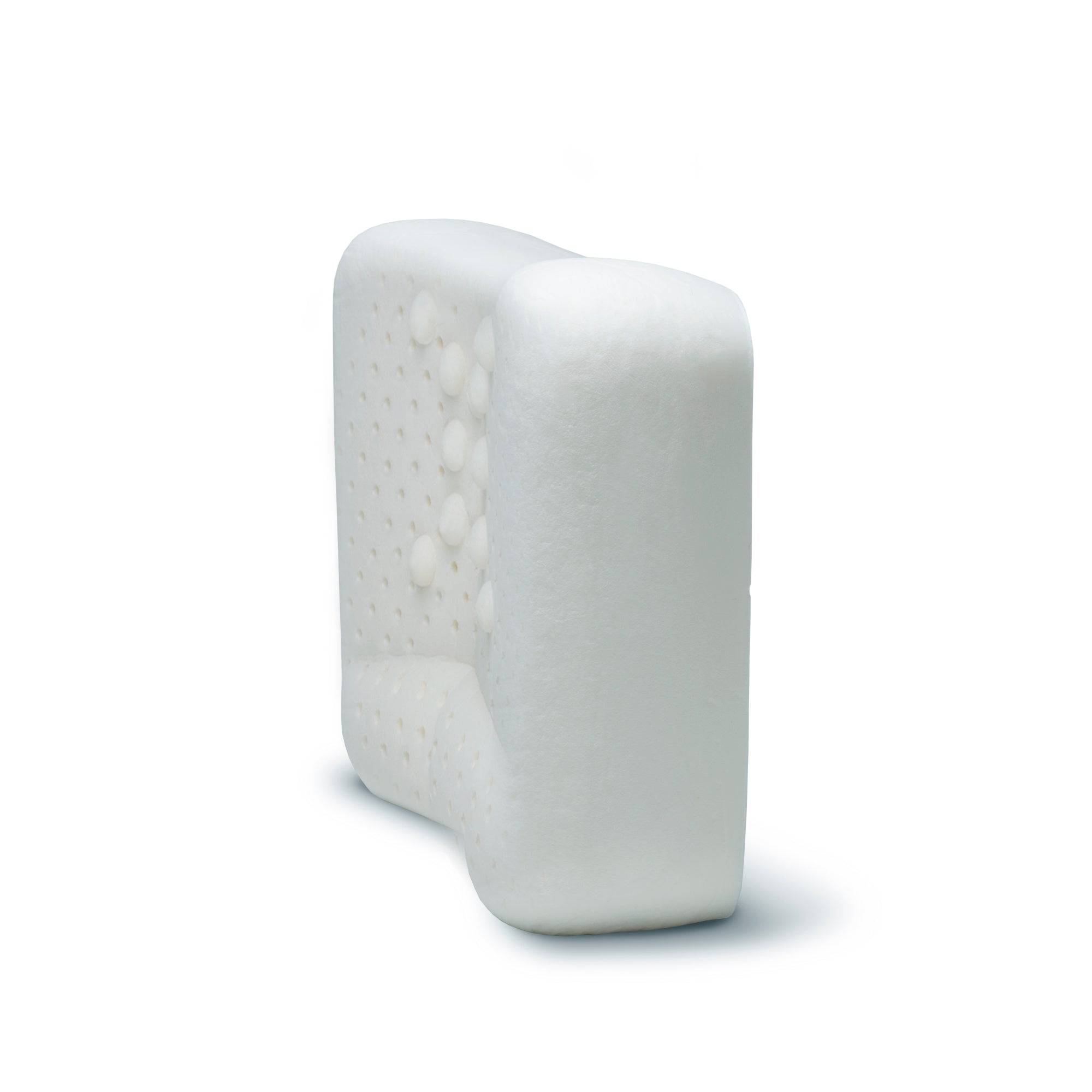 enVy Travel pillow Natural Latex without cover upright view