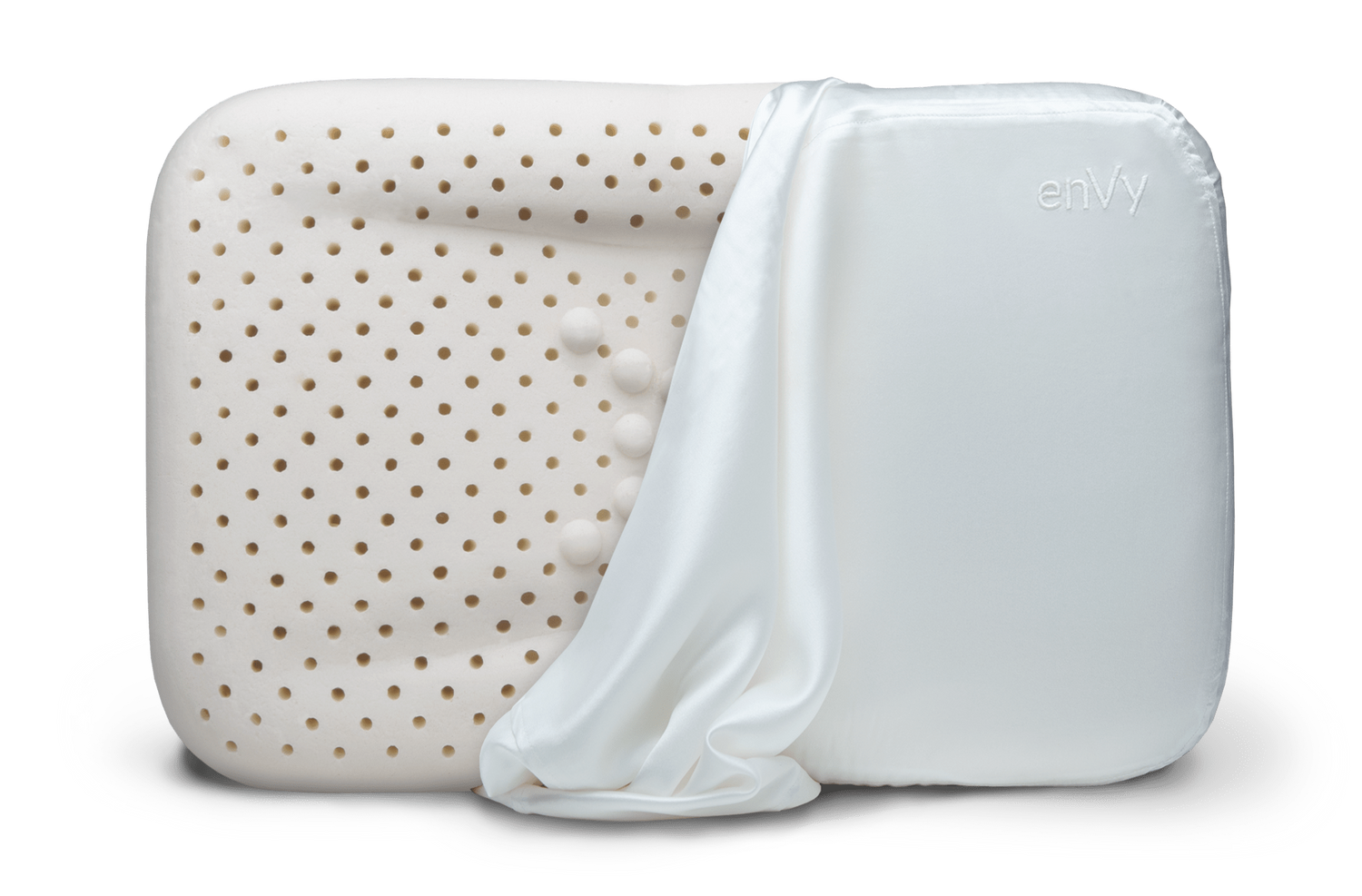The enVy® COPPER + SILK 100% Natural Latex PROACTIVE-Aging Pillow - enVy Pillow