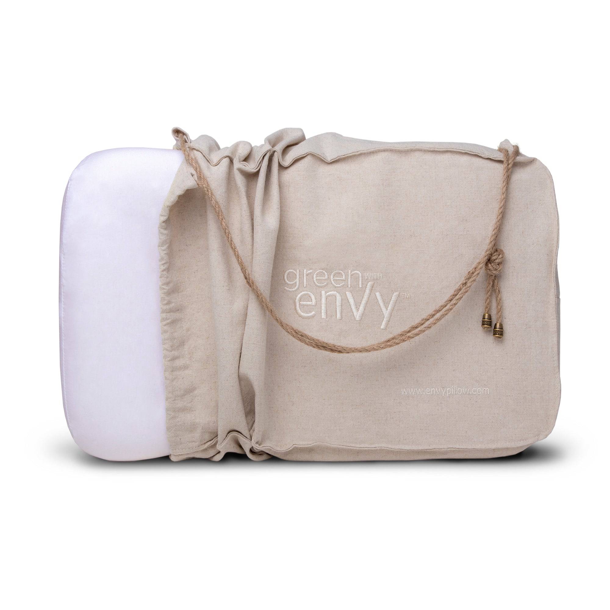 Natural Latex Pillow with COPPER infused TENCEL pillowcase - enVy Pillow
