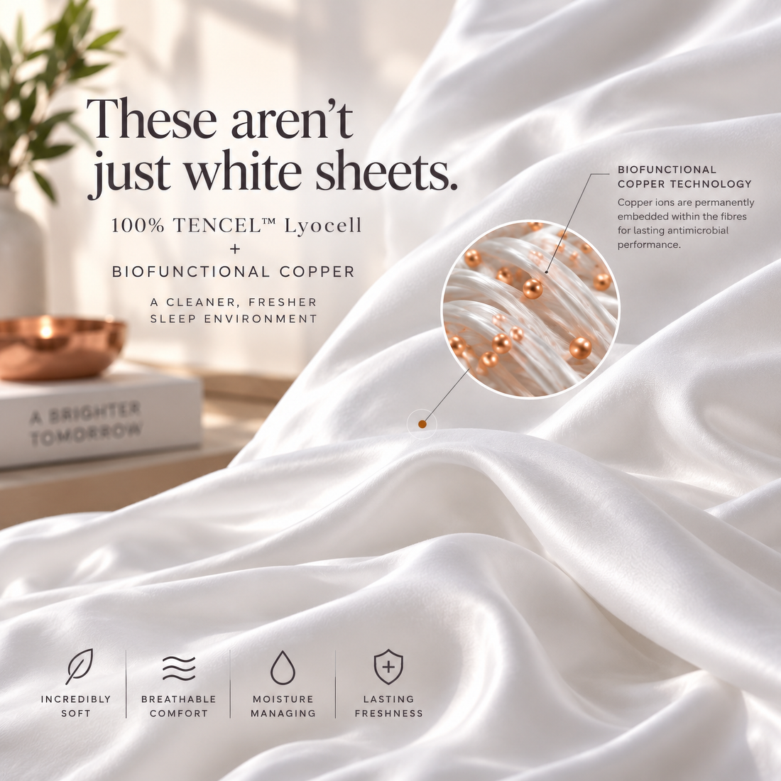 enVy® COPPER + TENCEL™ Lyocell Sheet Set