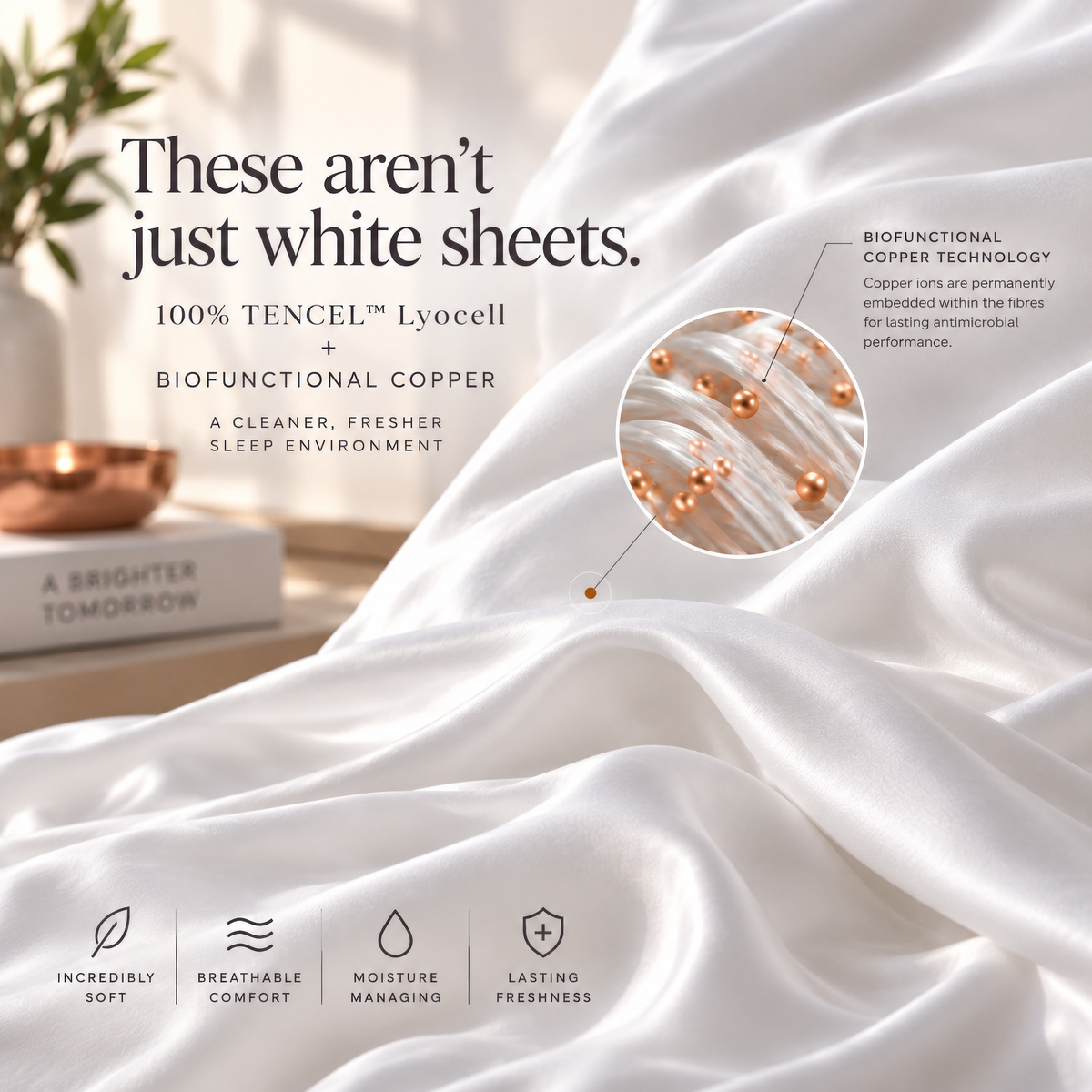 enVy® COPPER + TENCEL™ Lyocell Sheet Set