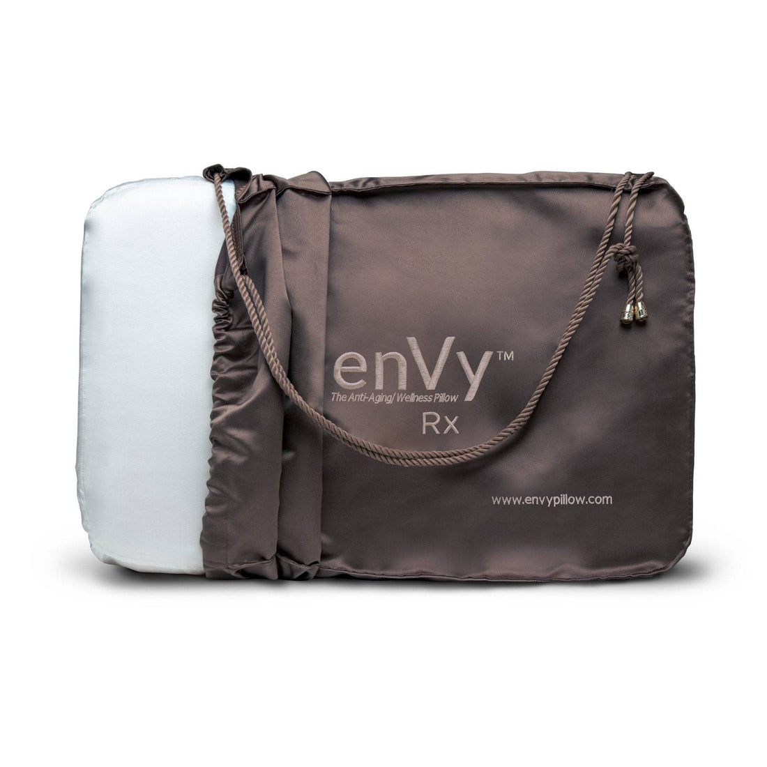 Natural Latex orthopedic pillow for back and side sleepers TENCEL™™ Pillowcase by enVy
