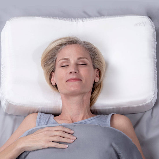 Pure Natural Latex COPPER and SILK Beauty Pillow by enVy Pillow