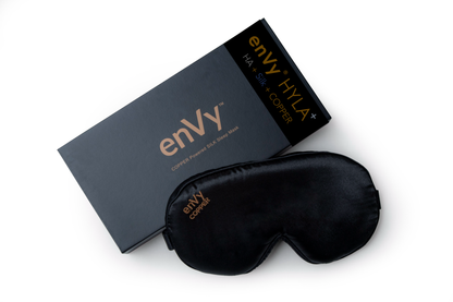 Silk Eye Mask infused with COPPER + HYLA⁺ by enVy® - enVy Pillow