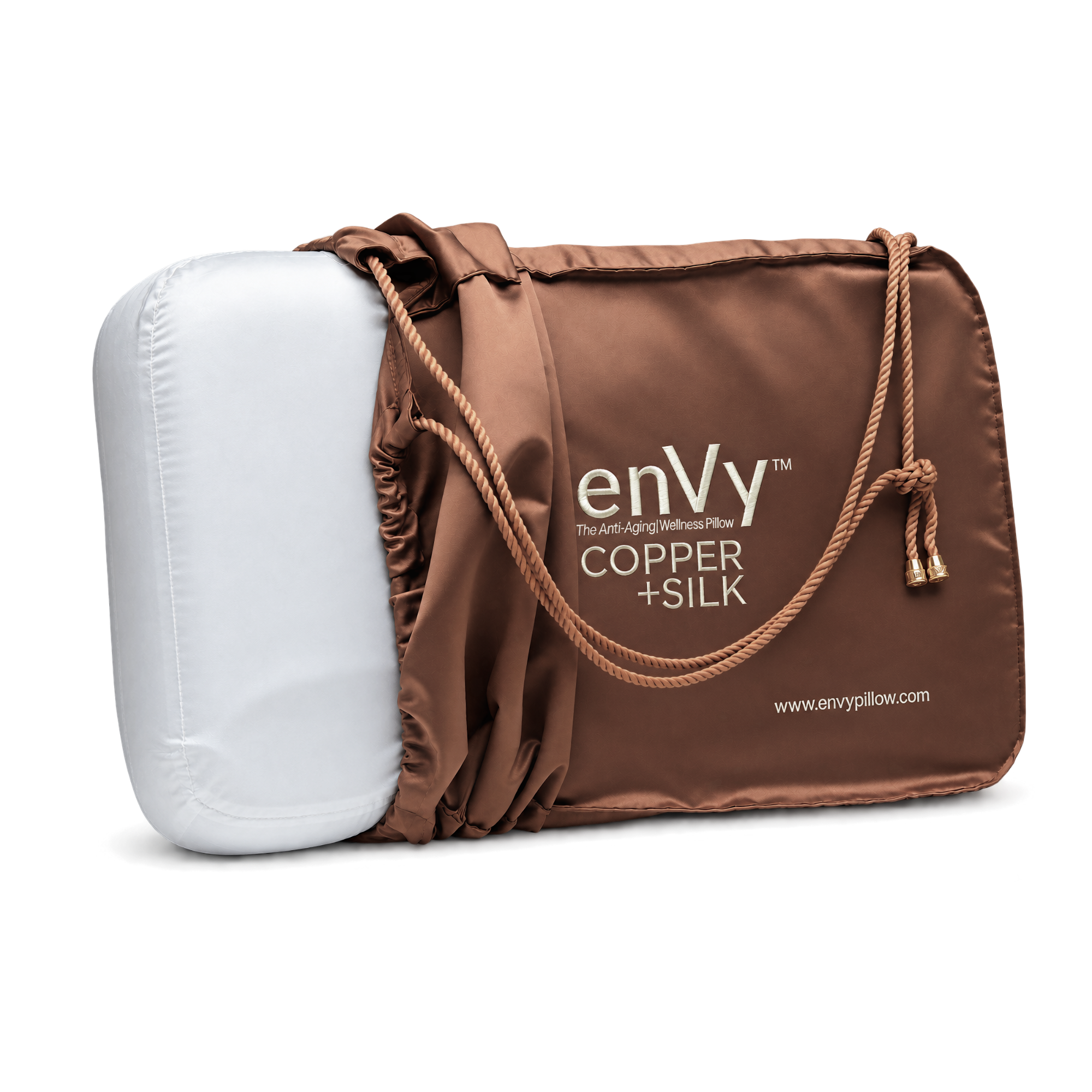Anti-Wrinkle & Neck Support Pillow | enVy® COPPER