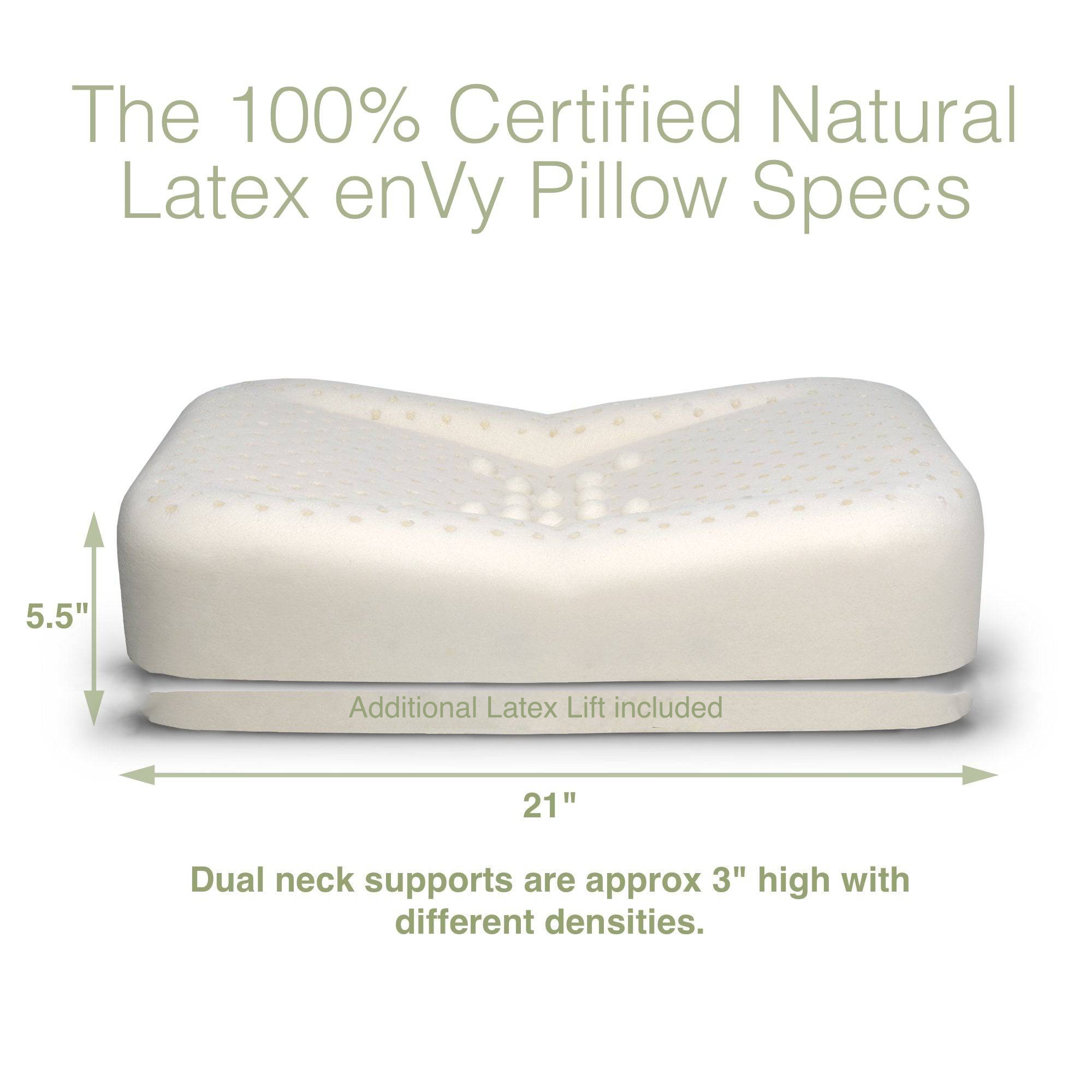 Approx dimensions of the enVy  pillow