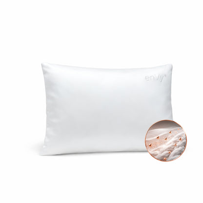 SILK Pillowcase infused with COPPER for enVy® Travel Pillows (Envelope Style)