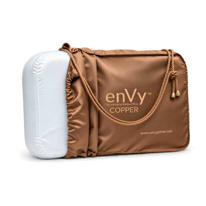 Anti-Wrinkle &amp; Neck Support Pillow | enVy® COPPER
