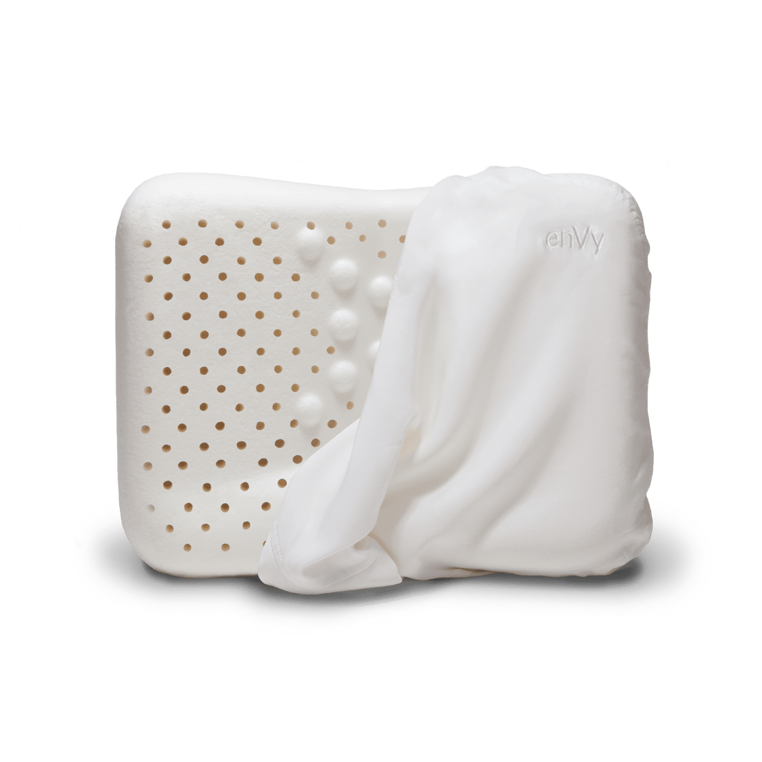 enVy®  TO GO travel pillow with TENCEL™ pillowcase