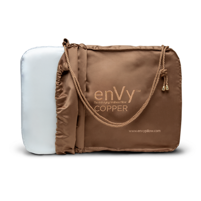 Anti-Wrinkle &amp; Neck Support Pillow | enVy® COPPER