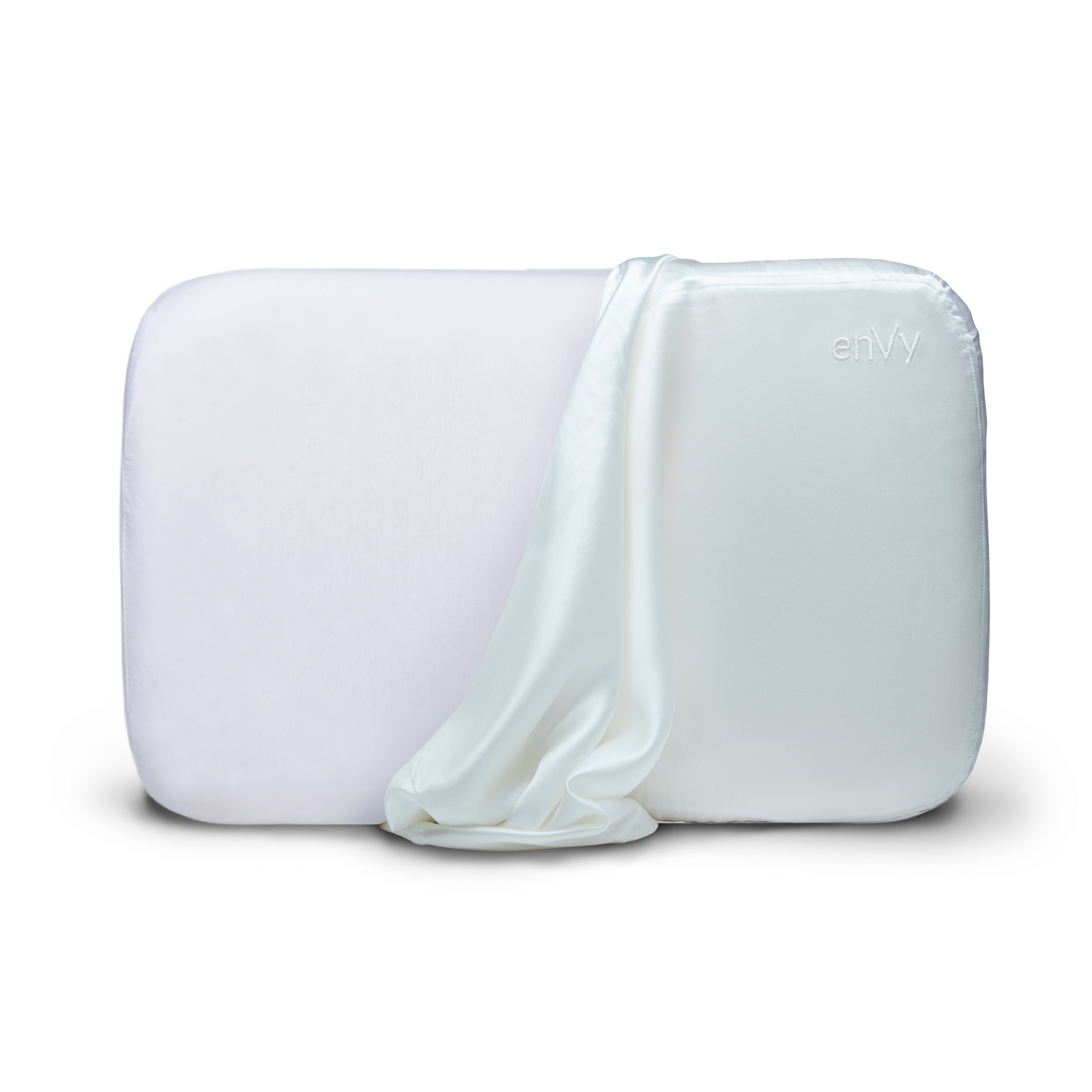 NEW! The enVy® COPPER + ZINC + SILK 100% Natural Latex PROACTIVE-Aging Pillow - with COPPER + ZINC infused SILK Pillowcase