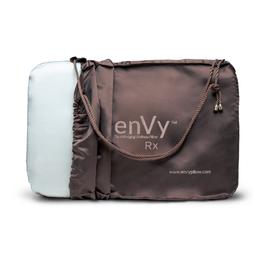 PRO-Aging Natural Latex Orthopedic Pillow for Back and Side Sleepers - enVy Pillow