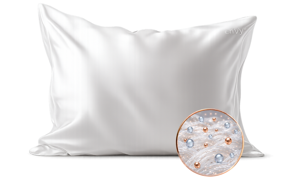 enVy COPPER + HYLA Silk Pillowcase — Silk With a Purpose™