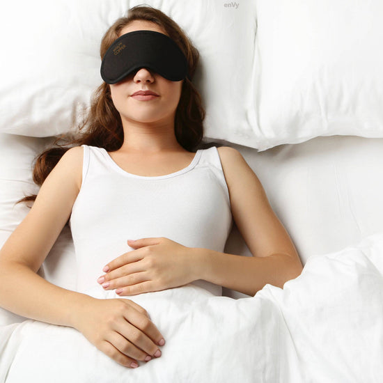 Sleep Clean with the Epic COPPER infused Silk Sleep Eye Mask by enVy