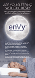 enVy® Pillow Brochures (packs of 15) - enVy Pillow