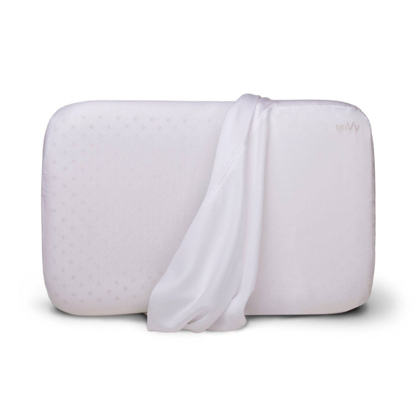 envy™ copper powered natural latex pillow (tencel™ cover)